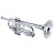 Jupiter 1604SR XO Pro Trumpet, Slv w/Reverse Leadpipe
