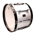 Pearl 1788-W 14x22 Marching Bass Drum, White