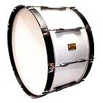 Pearl 1790-W 14x28 Marching Bass Drum, White