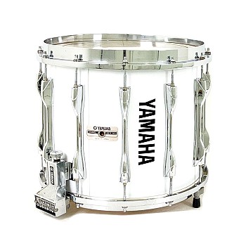 Yamaha 12x14 Field Corp Marching Snare Drum, White (3607-W)
