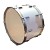 Import 717-W 14x24 Marching Bass Drum, White