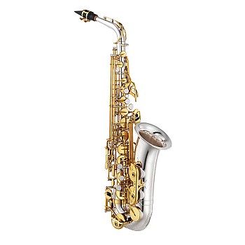 Yamaha YAS480SGLK Intermediate Alto Saxophone, Silver