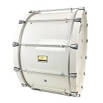 Pearl BDP2816 16x28 Marching Bass Drum, Artic White Lacquer