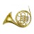 Major Brand Student Practice Single French Horn, Key of F
