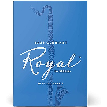 Closeout! Royal Bass Clarinet Reeds, Strength 2/Box 10