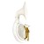 Signet 1929 Fiberglass Sousaphone, White w/Gold section