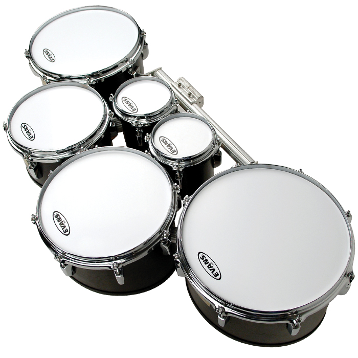 Evans MX White Marching Tenor Heads Products Taylor Music