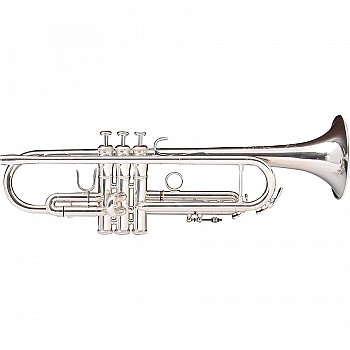 Jupiter 1602RSR XO Pro Trumpet, Slv w/Rose Bell &amp; Rev Leadpipe