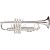 Jupiter 1602RSR XO Pro Trumpet, Slv w/Rose Bell &amp; Rev Leadpipe
