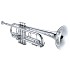 Jupiter 1602RS XO Pro Trumpet, Slv w/Rose Brass Bell