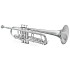 Jupiter 1604RSR XO Pro Trumpet, Slv w/Rose Bell & Rev Leadpipe