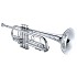 Jupiter 1604RS XO Pro Trumpet, Slv w/Rose Brass Bell