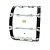Yamaha 14x22 Field Corp Marching Bass Drum, White (1804-W)