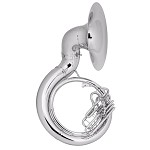 Conn 20KSPW Short Action Valve Sousaphone w/Case, Bright Slv