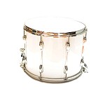 Slingerland 12x15 Marching Snare Drum, White (2419-W)