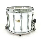 Yamaha 12x14 Field Corp Marching Snare Drum, White (2447-W)