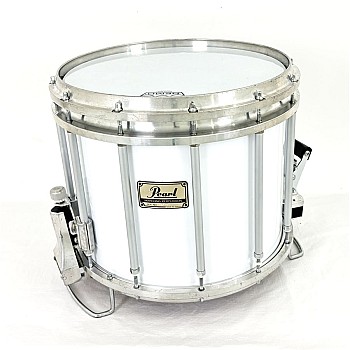 Pearl 12x14 FFX Marching Snare Drum, White (3602-W)