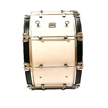 Mapex 14x26 Quantum Marching Bass Drum, White (3701-W)