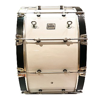 Mapex 14x24 Quantum Marching Bass Drum, White (3702-W)