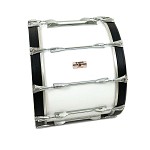 Yamaha 14x20 Field Corp Marching Bass Drum, White (3705-W)
