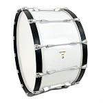 Yamaha 14x28 Field Corp Marching Bass Drum, White (3706-W)