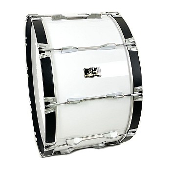 Pearl 14x26 Competitor Marching Bass Drum, White (3715-W)