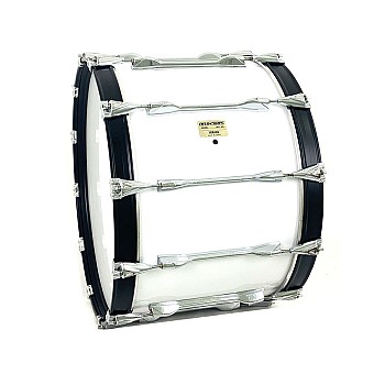 Yamaha 14x22 Field Corp Marching Bass Drum, White (3716-W)