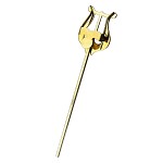 American Plating Low Brass Marching Lyre