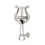 American Plating Trumpet Marching Lyre