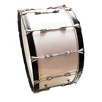 Slingerland 14x28 Marching Bass Drum, White (710-W)