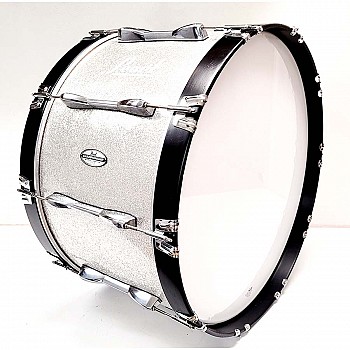 Pearl 8004-SS 14x26 Marching Bass Drum, Slv Sparkle