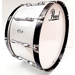 Pearl 8006-SS 14x28 Marching Bass Drum, Slv Sparkle