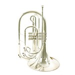 Adams MF1S Marching French Horn, Silver