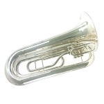 Adams MTB2S Marching Tuba w/Case, Silver