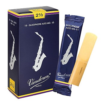 Vandoren Traditional Alto Sax Reeds, Box/10