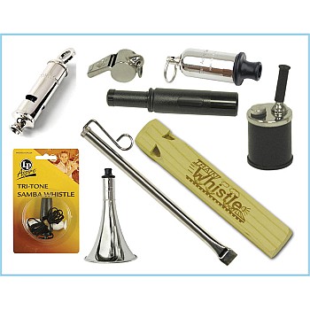 Acme Percussion Whistle Assortment, Set of 9