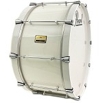 Pearl BDP2612 12x26 Marching Bass Drum, Arctic White