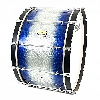 Pearl BDP2816 16x28 Marching Bass Drum, Blue Silver Burst