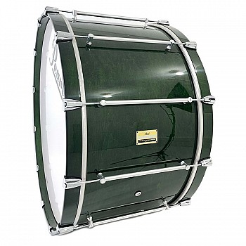Pearl BDP3016 16x30 Marching Bass Drum, Emerald Mist