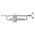B&S BS210LR-2-0 Prodige Trumpet, Silver