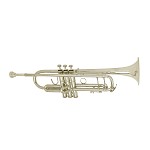 B&S BS3137-2-0W Professional Challenger I Trumpet, Silver