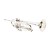 B&amp;S BS3137-2-0W Professional Challenger I Trumpet, Silver