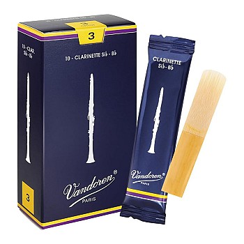 Vandoren Traditional Bb Clarinet Reeds, Box/10