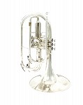 Dynasty M540S Marching Mellophone, Silver