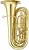 Jupiter JTU1010 Concert Tuba w/Case, 4V 3/4-Full Size