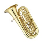 Jupiter JTU1010 Concert Tuba w/Case, 3/4-Full Size/4V