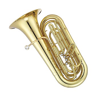 Jupiter JTU1010 Concert Tuba w/Case, 3/4-Full Size/4V
