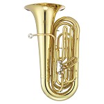 Jupiter JTU1010 Concert Tuba w/Case, 3/4-Full Size/4V