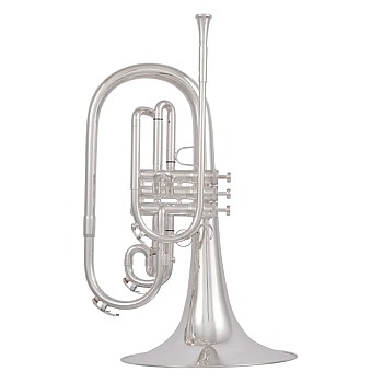 King KMP611S Ultimate Marching Mellophone, Slv