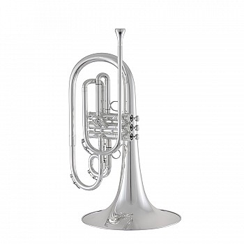 King KMP611S Marching Mellophone, Slv